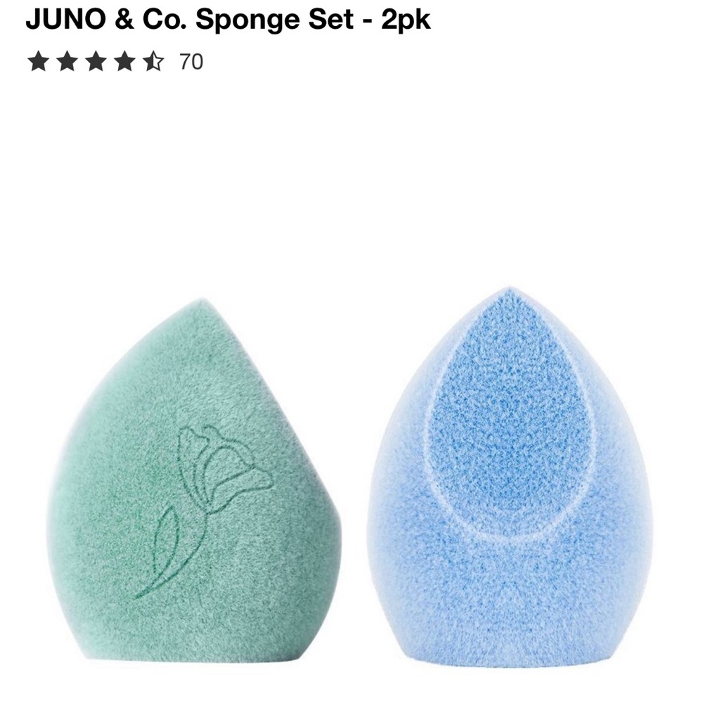 Dual-Color Makeup Sponge Set